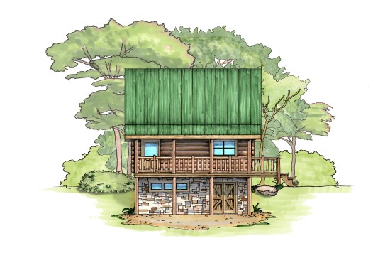 Backwoods Camp - Natural Element Homes